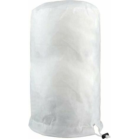 Winter-Pflanzenschutzhülle 80×100 cm – Atmungsaktives Vliesgewebe – Schutz vor Frost und schlechtem Wetter – Wiederverwendbar – weiß (1/5)