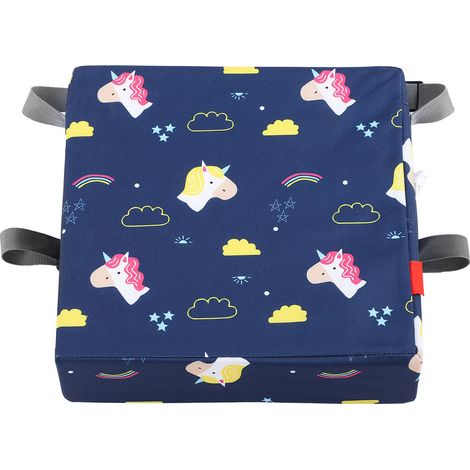 Coussin de chaise portable pour enfant, bébé et tout-petit, pour table à manger, avec 2 sangles réglables (1/5)