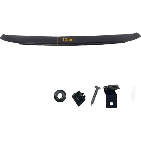 Deflector de capó Bug Shield, compatible con Mitsubishi Triton 2015-2018, material ABS duradero. (1/2)
