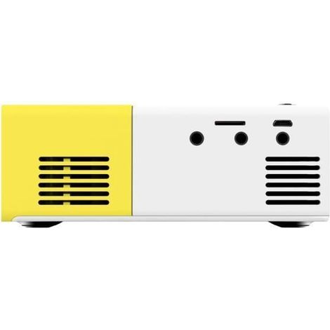 Filiyano – projecteur LED HD 1080p – Mini projecteur LED HD 1080p - Blanc - Résolution intégrée 1920 x 1080 - USB, VGA, SD, HDMI (1/4)