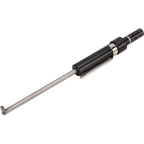 Stylo de détection des plaquettes de frein de voiture, outil de mesure de la profondeur de la bande de roulement des pneus, noir argent universel pour interne et externe (1/4)