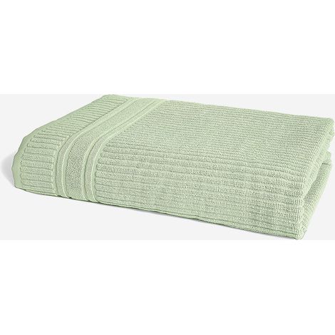 Telo in cotone 100% per bagno e spiaggia 100x150 cm Arlo - Verde