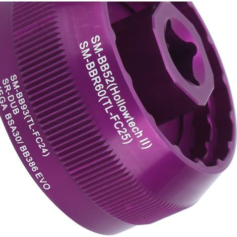 Herramienta multiusos ZTTO 5 en 1 para ejes de pedalier BB9000 BBR60 BSA30 FSA386 BBT1 (morada) (1/5)