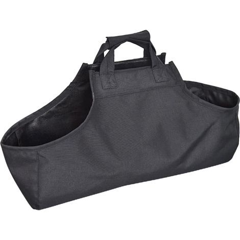 Pochette De Bûches De Capacité Importante Pour Bois De Chauffage Porte-bûches Pochette De Transport Ouverte Fourre-tout Pratique (1/5)