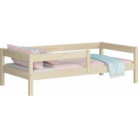 Letto per bambini Primo120x60 con ringhiera - legno ecologico