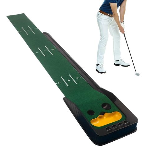 Tapis de Golf Vert pour intérieur Tapis d'entraînement de Golf pour pelouse, jardin, intérieur, extérieur, maison, salle de sport, bureau, parc (1/5)