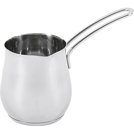 Vaso espumador CILIO Profesional de acero inoxidable pulido 750 ml 11cm Ø9,5cm