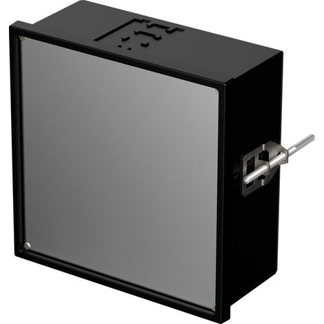 Bopla NGS 9806 UNINORM-EINSCHUBG. Schaltafel-Einbaugehäuse 144 x 144 x 64 Schwarz (RAL 9005) 1 St. (1/2)