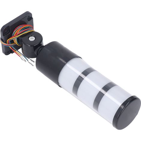 Colonne lumineuse pliable 3 couches clignotante jaune rouge vert pour machine, tour signalétique ABS 60mm 12-24V DC (1/5)