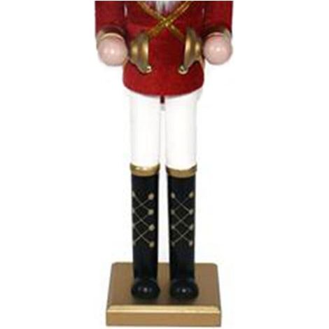 Soldato schiaccianoci con strumenti musicali decorazioni di natale idea regalo d - decoro: Soldato con piatti (1/5)