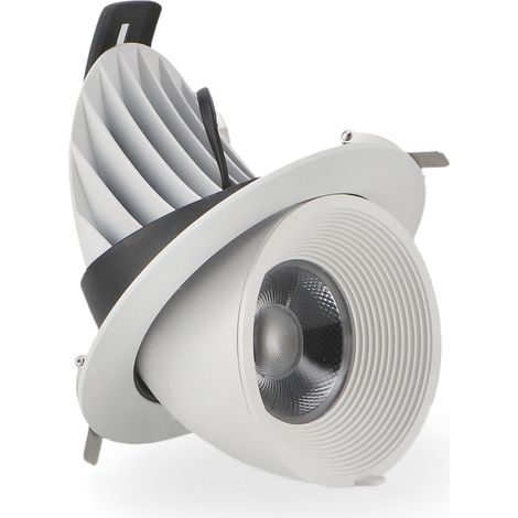 IluminaShop - Foco Downlight LED Basculante 30W Orientable Blanco CCT (1/2)