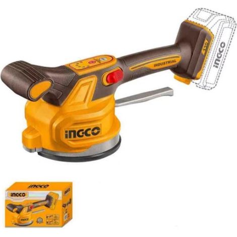 Ventouse vibrante sur batterie 20V - Ventouse Ø 130mm - Capacité de levage 60kg- vibration 0-10 000 tr/min - INGCO (1/2)