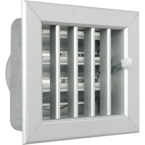 La Ventilazione GCSIAL1413100 Griglia Incasso per Camini, Alluminio, 140x130 mm (1/4)