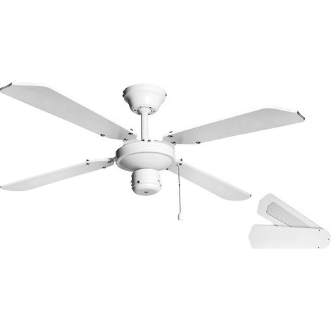 Orbegozo ventilador de techo CF 03105 B, 3 velocidades, 4 aspas reversibles, 105 cm diámetro, 50 W (1/2)