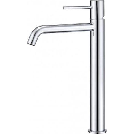 Grifo de lavabo alto con cartucho cerámico de 25 mm fabricado en latón cromado Monza de Imex