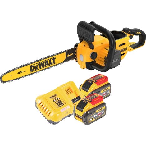 DeWalt DCMCS 574 X2 Motosega a batteria 54 V FlexVolt 45 cm Brushless + 2x batteria 9,0 Ah + caricabatteria (1/5)