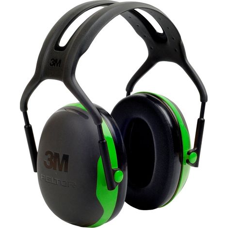 Casco antiruido 3M Peltor X1A verde cómodo