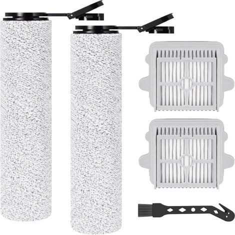 Rodillo de repuesto y filtro HEPA para aspiradoras Roborock F25 GT/F25 BX/F25 ACE/F25 RT/F25 LT/F25 ALT/F25/F25 XT/F25 ACE Combo/F25 Combo/F25 Ultra/F25 ACE Pro (5 accesorios) (1/5)