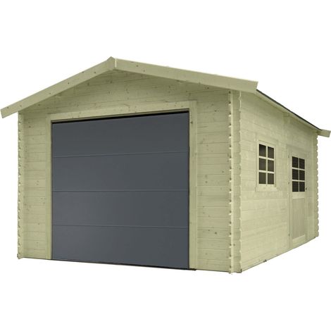 Abri Garage traditional autoclave - S8330-1 (3580 x 5080mm - 20,80 m²)