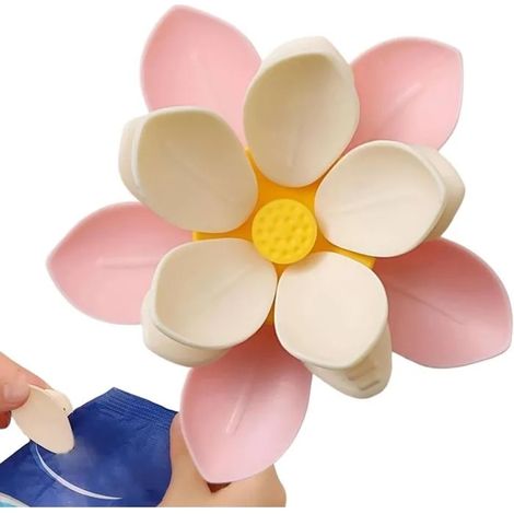 Aimant de réfrigérateur en forme de Clips d'étanchéité pour garder frais : collations, sacs, fromage, fruits, légumes, vian - Rose (1/5)