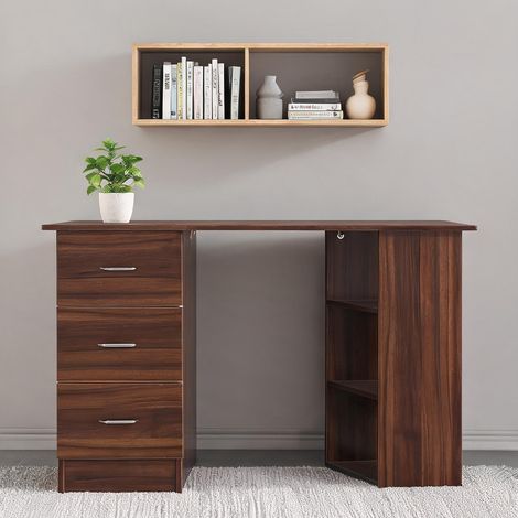 Bureau noyer en bois 120 x 49 x 72 cm (1/5)