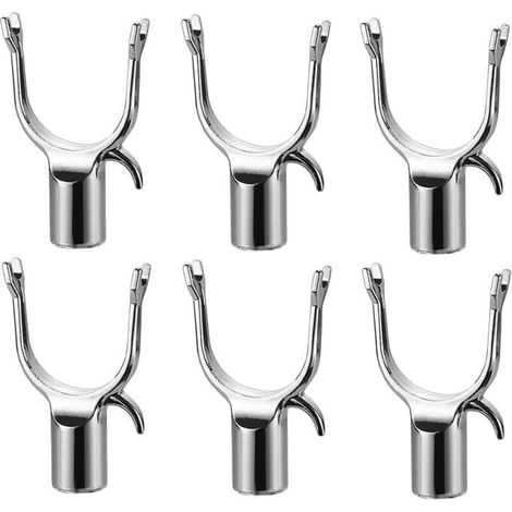 Lot de 6 branches de fruits, support de branche d'arbre en métal, supports de branche durables, supports de plantes, support d'arbre, cadre de support pour branches solides (1/3)