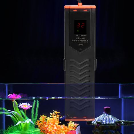 Résistance chauffante antidéflagrante PTC à affichage numérique pour aquarium (500 W) (1/5)