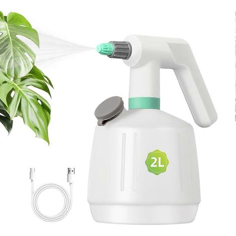 Cordless électrique pulvérisateur 2L Rechargeable électrique pulvérisateur bouteille pulvérisateur Multi Use pour (1/5)