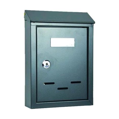 Cassetta Postale Porta Lettere Blinky Mod.Cora Antracite Cm.18X6X26