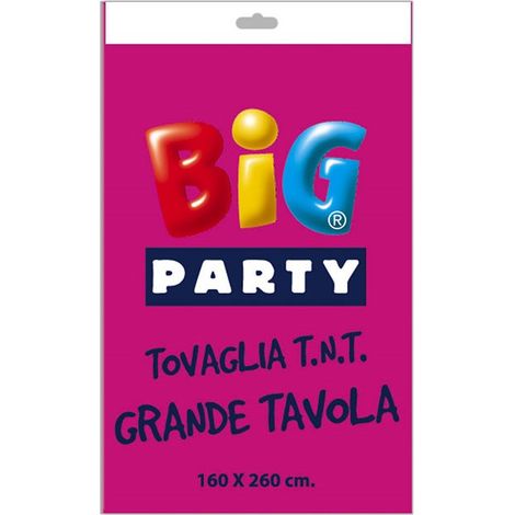 Big Party Tovaglia Tnt  160 x 260 Cm Fuxia