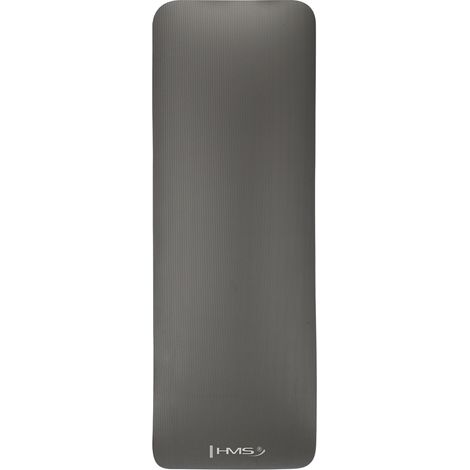 Esterilla de yoga antideslizante, color gris, 6 mm de grosor