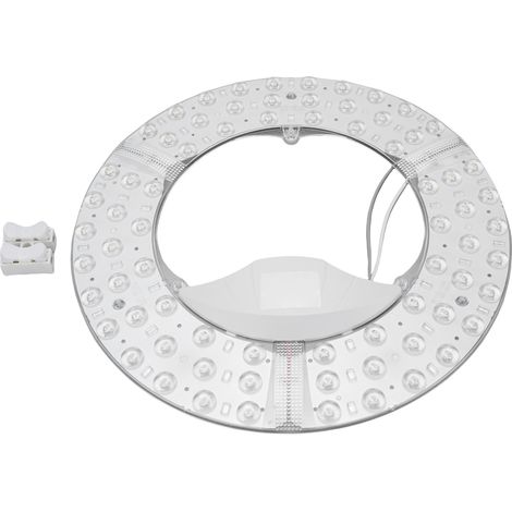 Kit di ristrutturazione per ventilatore da soffitto da 72 W – Pannello rotondo da 280 mm, bianco, a risparmio energetico, ricambio durevole (1/5)