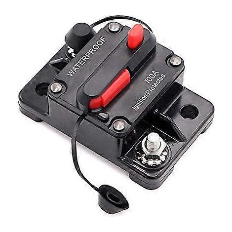 - Disjoncteur étanche 100 A 12 V-48 V CC pour voiture et bateau avec porte-fusible à réarmement manuel (100 A) (1/5)