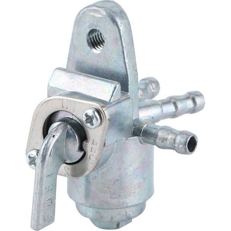 Grifo de combustible para ATV, válvula de combustible compatible con Polaris Predator Outlaw Scrambler Sportsman de 50 cc y 90 cc de 2 tiempos. (1/4)