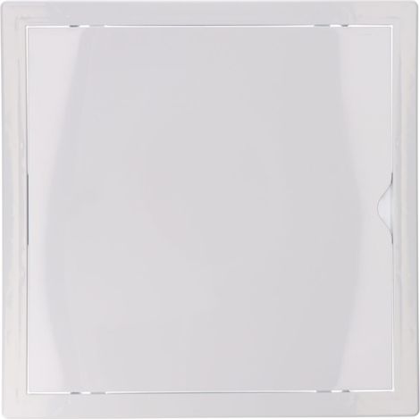 Tapa de registro cuadrada empotrable abs 30x30cm blanca (1/4)