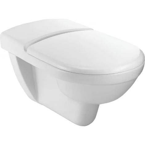 Cuvette WC suspendu PMR JACOB DELAFON Odéon avec abattant (1/4)