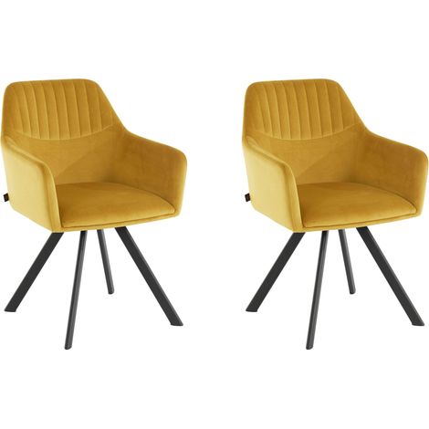 Bella-Fauteuil Pack de 2 en Or (1/5)