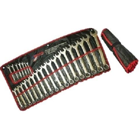 Chiavi combinate in serie con borsa per trasporto BRIXO - 25 Pezzi (6-32) (1/2)