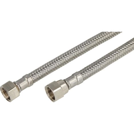 Flexible inox DN8 500 mm écrou 3/8'' x écrou 3/8''