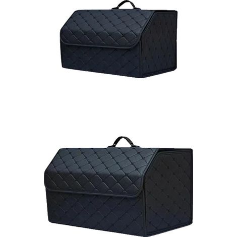 Organizador de maletero, almacenamiento multiusos, resistente al agua, negro, talla M-L (1/2)