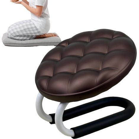Banc de méditation et de prière Tabouret de prière et de méditation, coussin ergonomique pour la relaxation, la pleine conscience, le yoga, la lecture et le bien-être des débutants et des seniors (1/5)