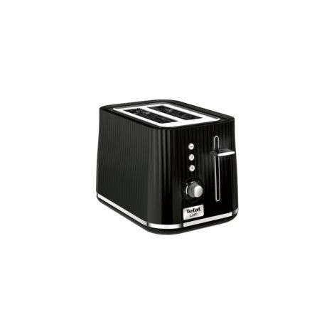 Tostadora eléctrica Tefal Loft, negra, TT761838, 7 niveles de tostado. (1/3)