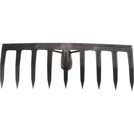 1pièce Râteau Agricole à Dents pour Jardinage Outil De Plongée Labourage pour Et Aérer Sol Foncé (1/5)