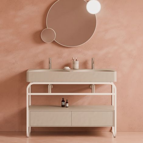 Structure : Noir mat  -  Etagere : Jaune brillant - Struct.121