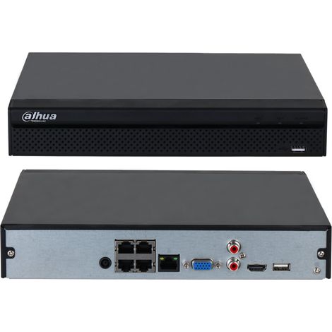 Dahua DHI-NVR2104-P-4KS3 Registratore Video di Rete Bianco