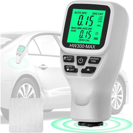 Dickenmessgerät, Lackdickenmessgerät, Dickenmessgerät, Lackmessgerät zur Messung an Autos, Automobilindustrie, Messung der Lackdicke