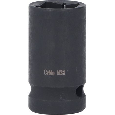Douille carrée M24 1/2 pouce femelle pour clé à chocs électrique embout hexagonal (1/5)