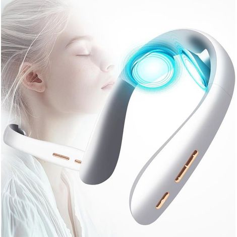 Appareil de massage de la nuque pour soulager la douleur,tissu profond,appareil de massage électrique portable pour le cou avec (1/4)