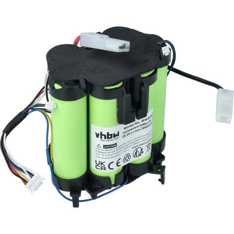 vhbw Batería reemplaza AEG 4055542544, 4055478301, PANGU 7C-C, 140231463013, 40 55 54-2544 para aspiradora (3000 mAh, 25,2 V, Li-Ion) (1/4)