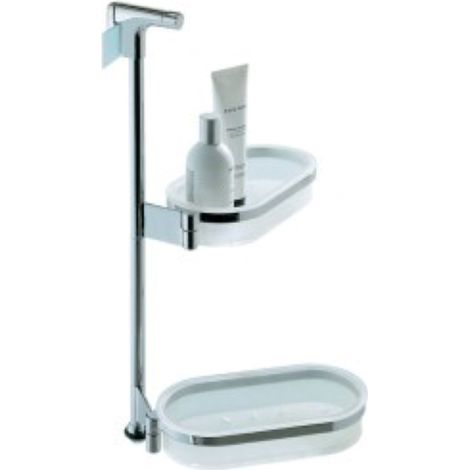 COLOMBO DESIGN Complimenti porta oggetti universale per box doccia cromato codice prod: B97100CR-BI (1/2)